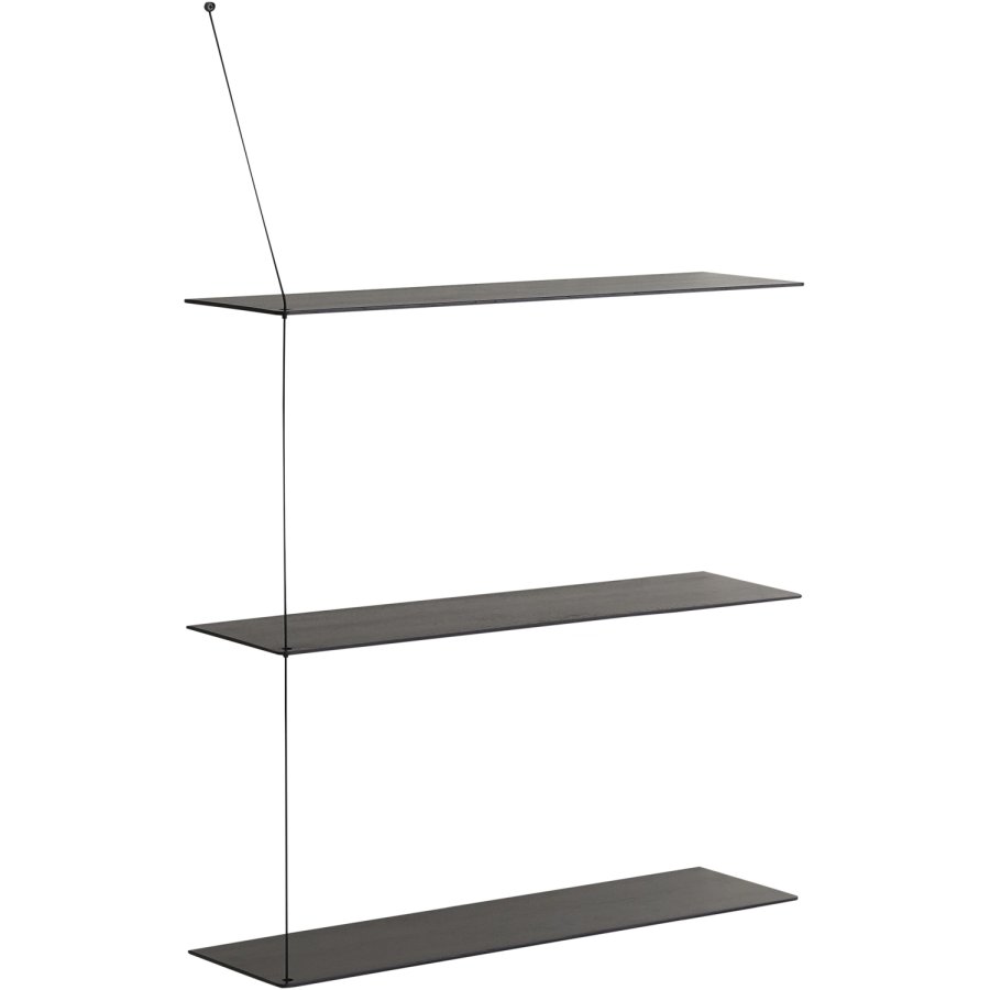 WOUD Stedge 3 Hylde 80 cm, Sortmalet Eg/Sort