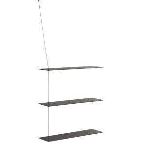 WOUD Stedge 3 Hylde 80 cm, Sortmalet Eg/Sort