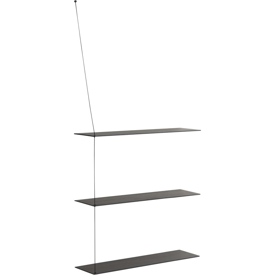 WOUD Stedge 3 Hylde 80 cm, Sortmalet Eg/Sort