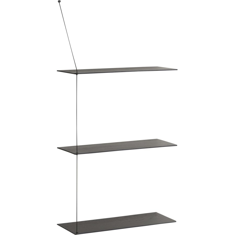 WOUD Stedge 3 Hylde 60 cm, Sortmalet Eg/Sort