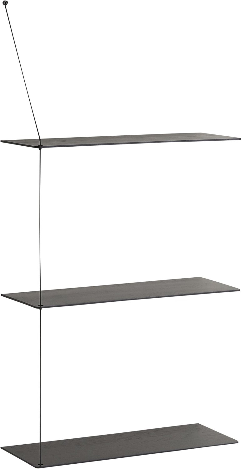 WOUD Stedge 3 Hylde 60 cm, Sortmalet Eg/Sort