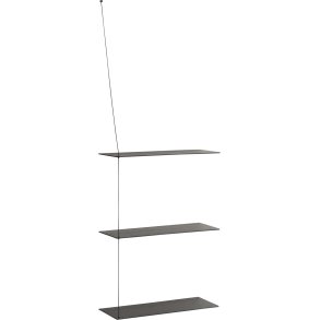 WOUD Stedge 3 Hylde 60 cm, Sortmalet Eg/Sort
