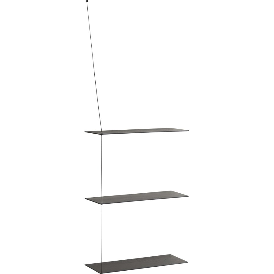 WOUD Stedge 3 Hylde 60 cm, Sortmalet Eg/Sort