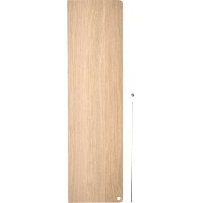 WOUD Stedge Add-on Hylde 80 cm, Hvidpigmenteret Eg/St�l