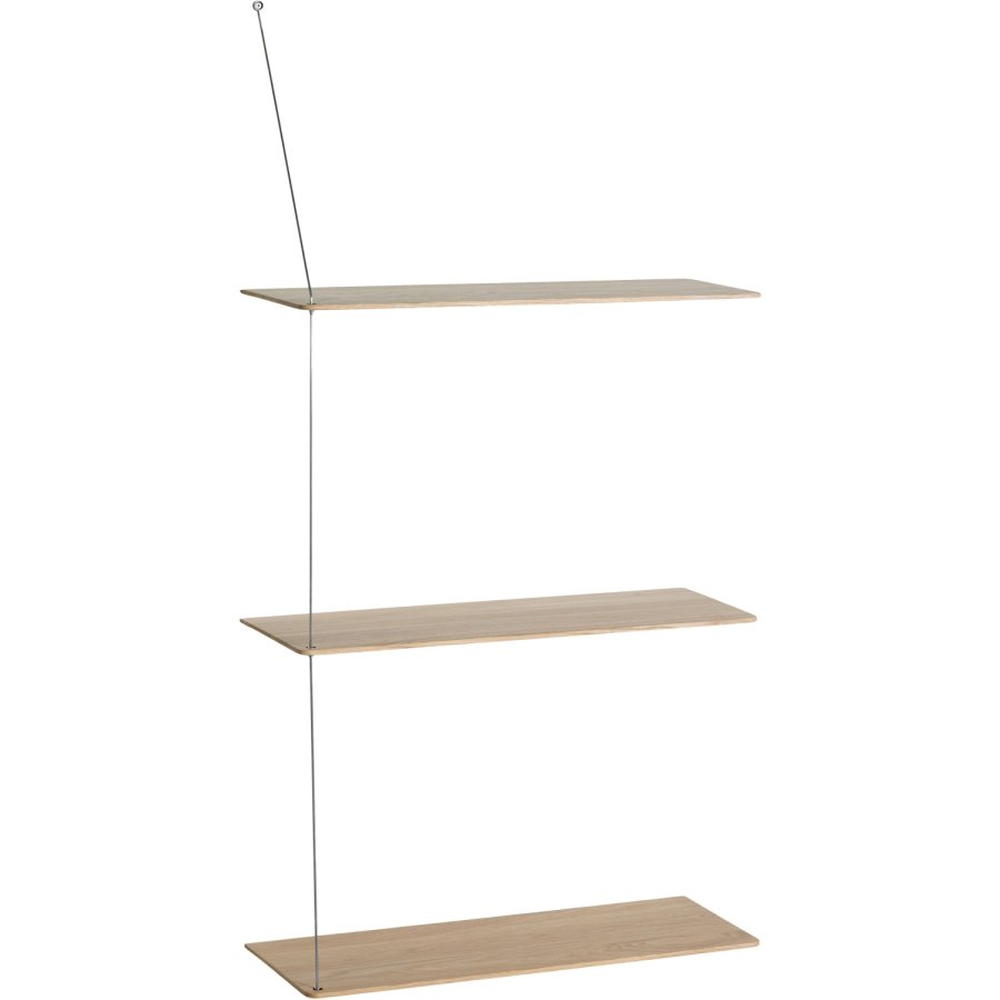WOUD Stedge Hylde XL 60 cm, Hvidpigmenteret Eg/St�l