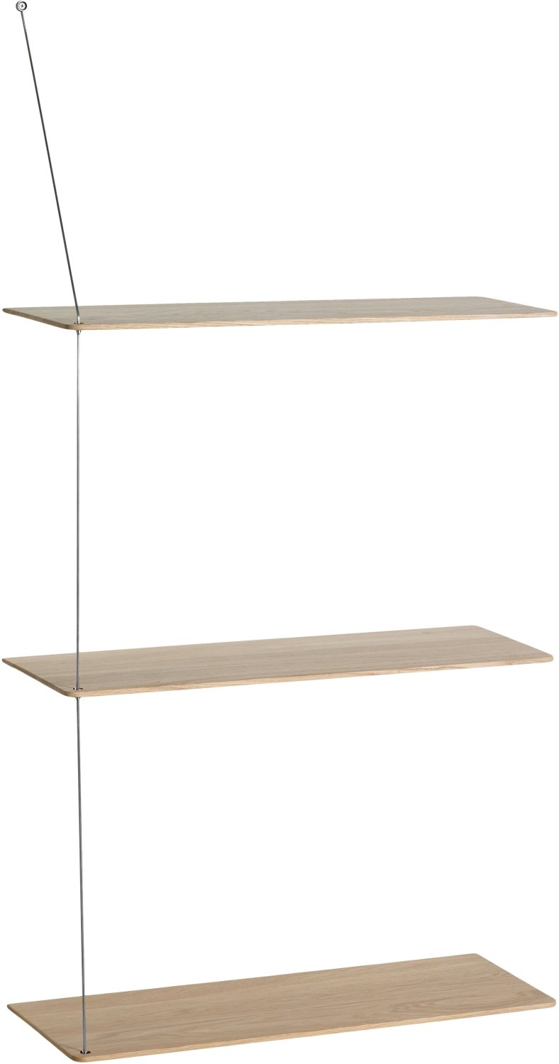 WOUD Stedge Hylde XL 60 cm, Hvidpigmenteret Eg/St�l