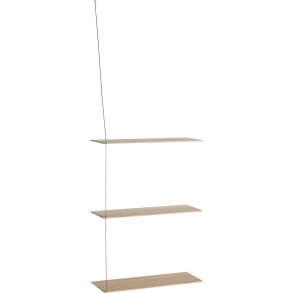 WOUD Stedge Hylde XL 60 cm, Hvidpigmenteret Eg/St�l