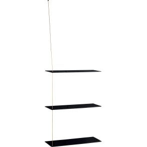 WOUD Stedge Hylde XL 60 cm, Sort Eg/Messing