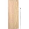 WOUD Stedge Add-on Hylde 60 cm, Hvidpigmenteret Eg/St�l