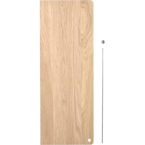 WOUD Stedge Add-on Hylde 60 cm, Hvidpigmenteret Eg/St�l