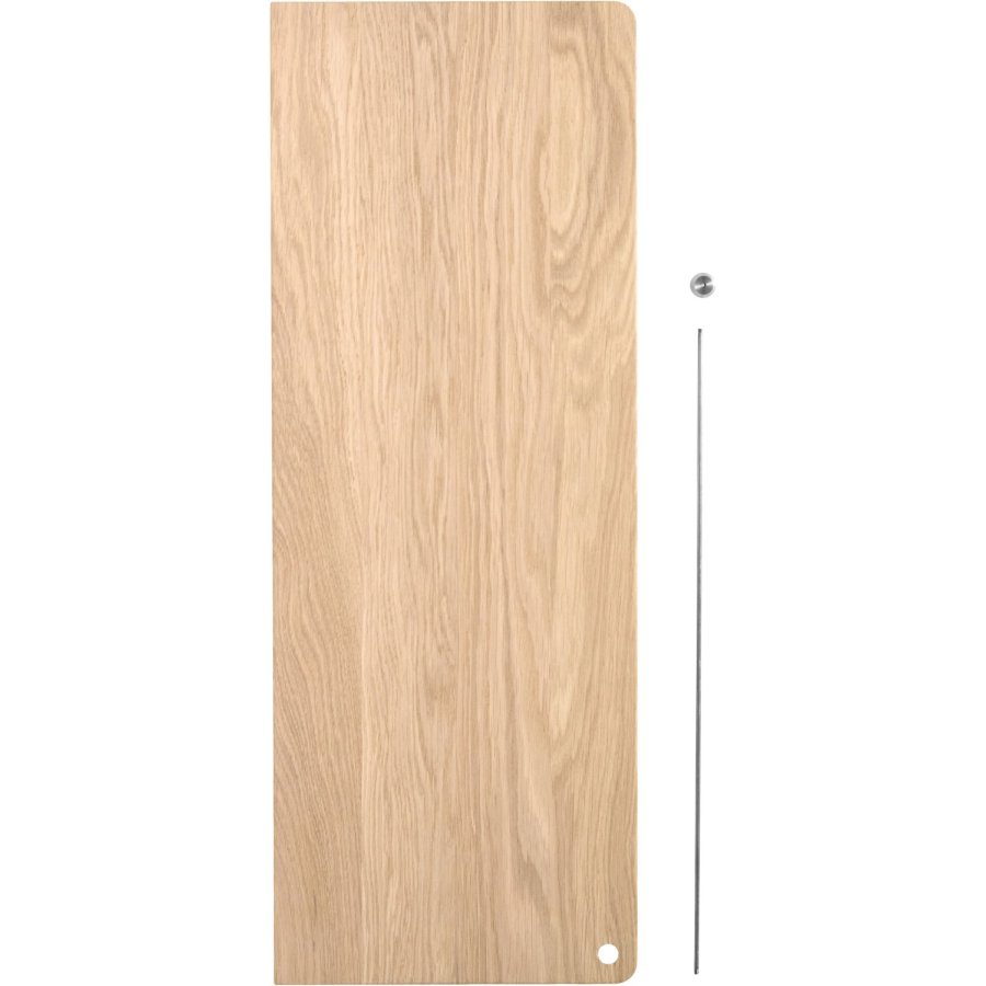 WOUD Stedge Add-on Hylde 60 cm, Hvidpigmenteret Eg/St�l
