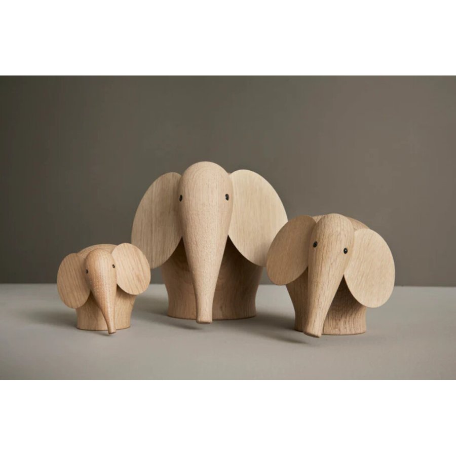 WOUD Nunu Elefant 9,5 cm, Eiche