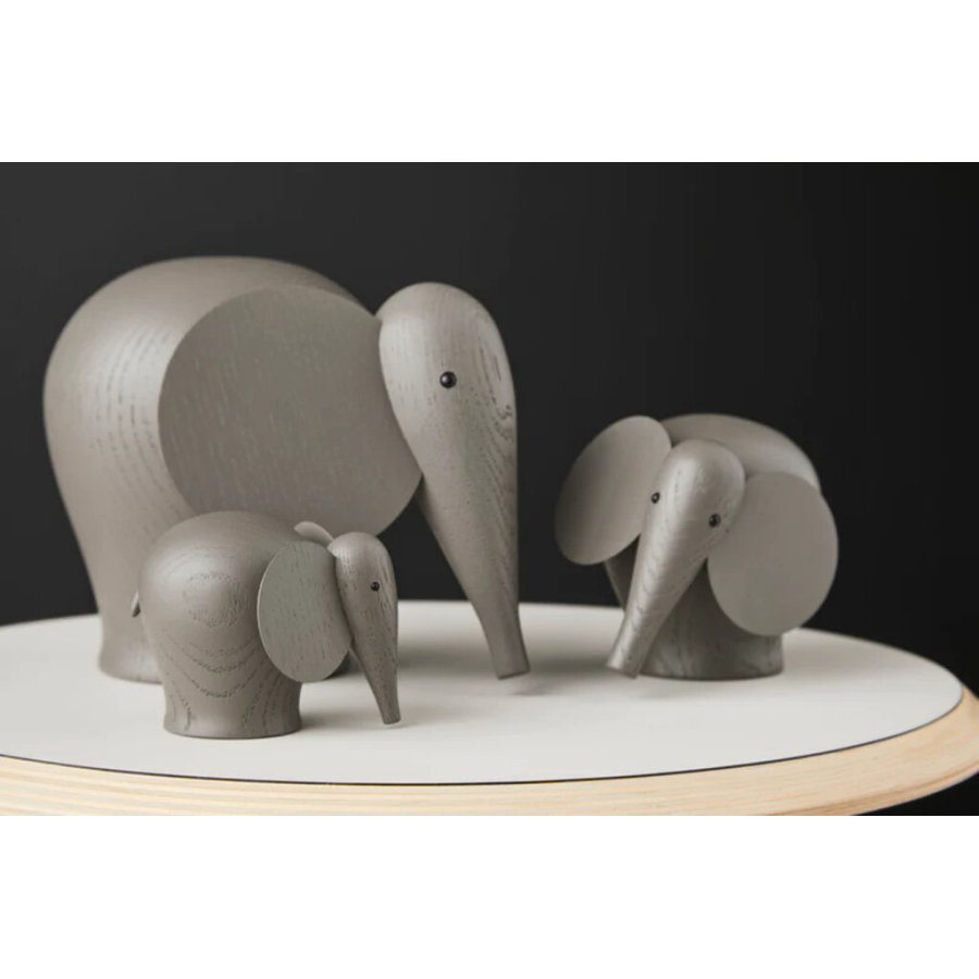 WOUD Nunu Elefant 19,8 cm, Taupe