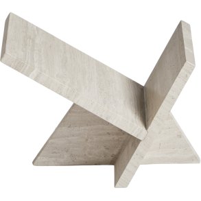 WOUD Mountain Zeitschriftenständer H13,5 cm, Light Grey