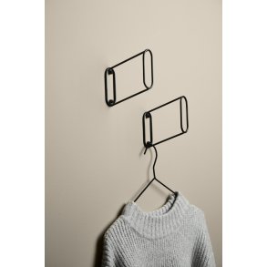 WOUD Eileen Knage 10 cm, Sort
