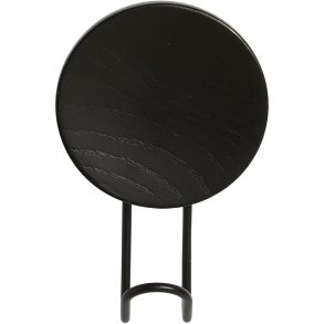 WOUD Around Kleiderhaken 14,25, Schwarz Lackierte Eiche