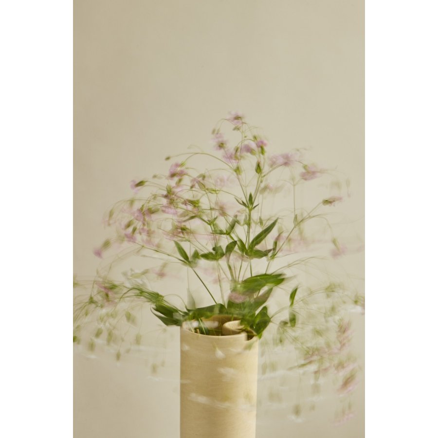 WOUD Flowr Vase H26 cm, Mat Sand