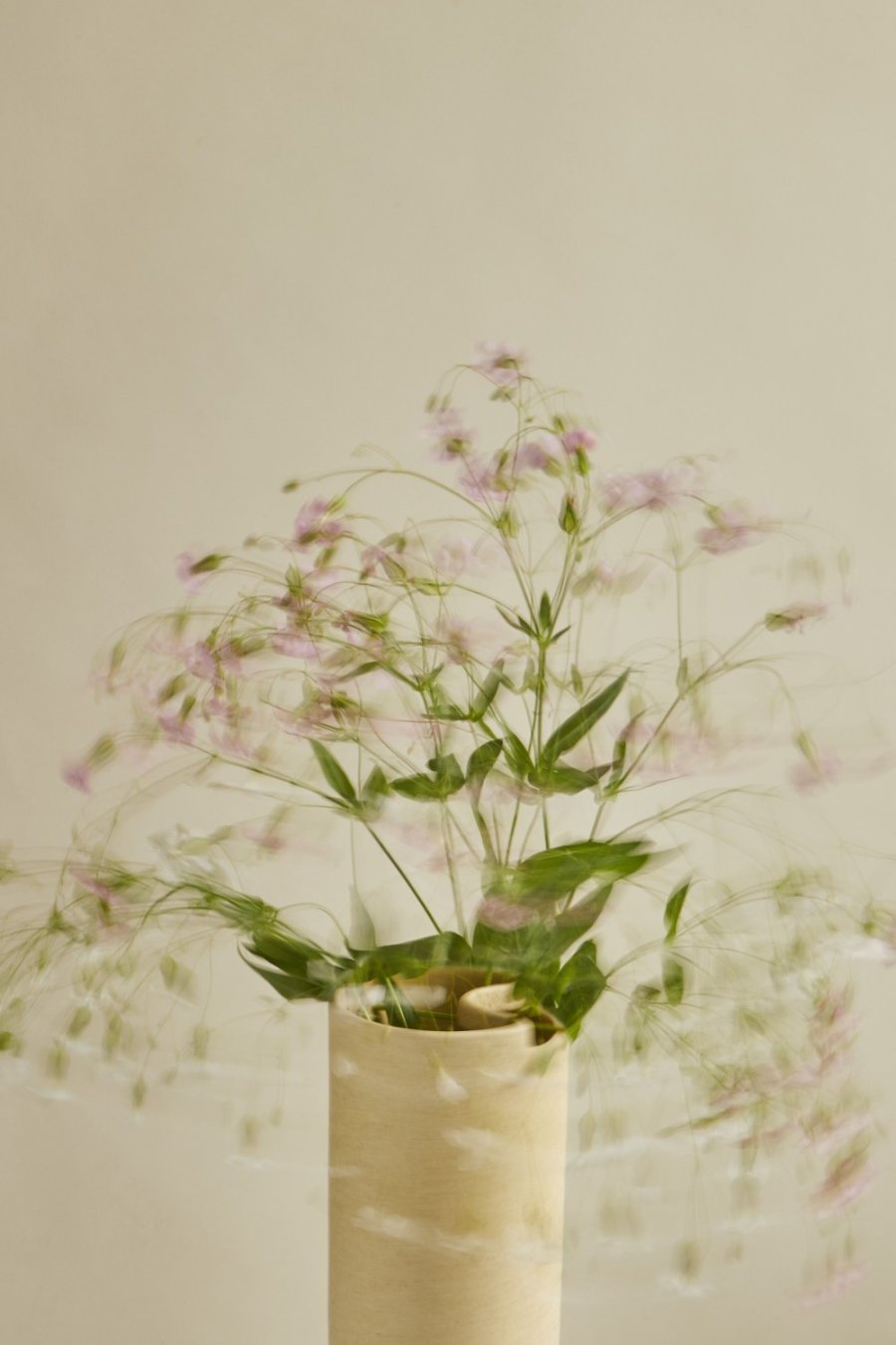 WOUD Flowr Vase H26 cm, Mat Sand