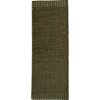 WOUD Rombo Teppich 75x200 cm, Off White/Moss Green