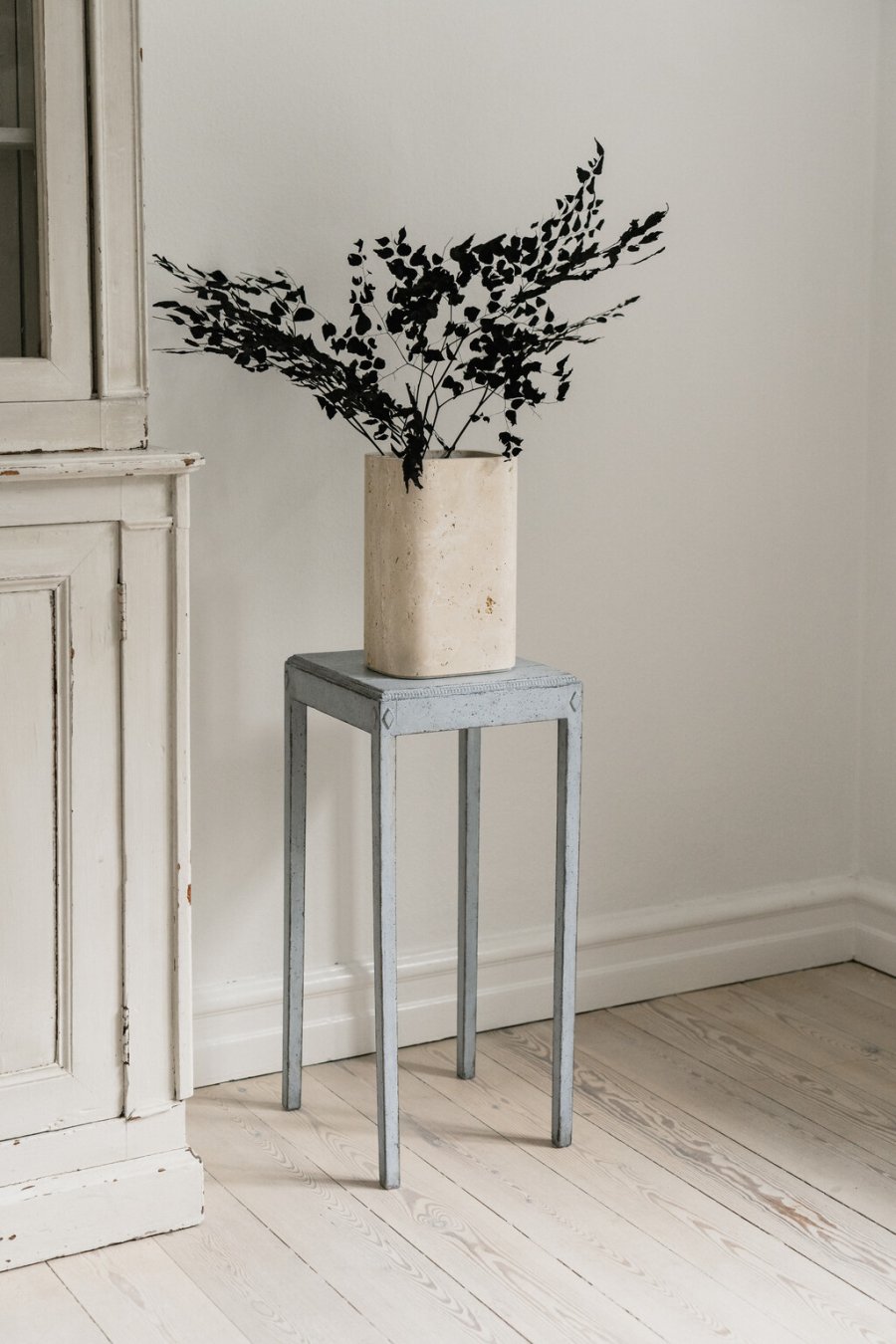 Wabi Sabi Nordische Schilfrohrvase H30 cm, Beige