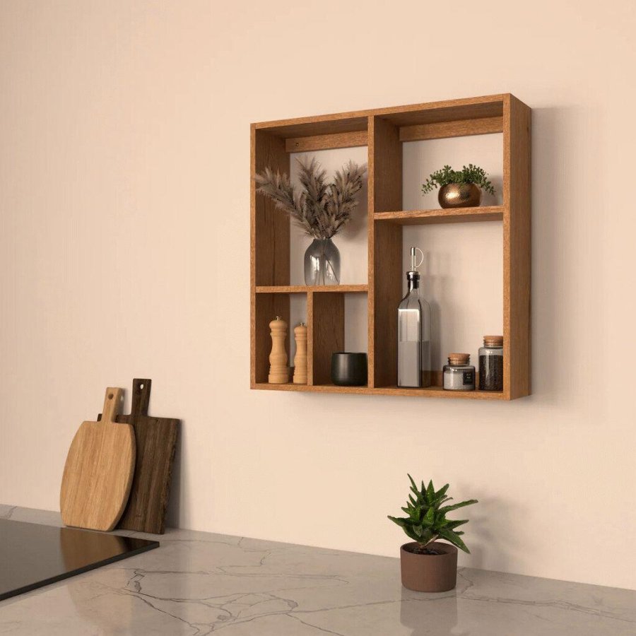 We Do Wood Fivespace Regal 48x48 cm, Eiche