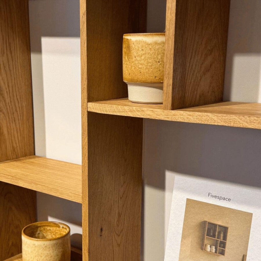 We Do Wood Fivespace Regal 48x48 cm, Eiche