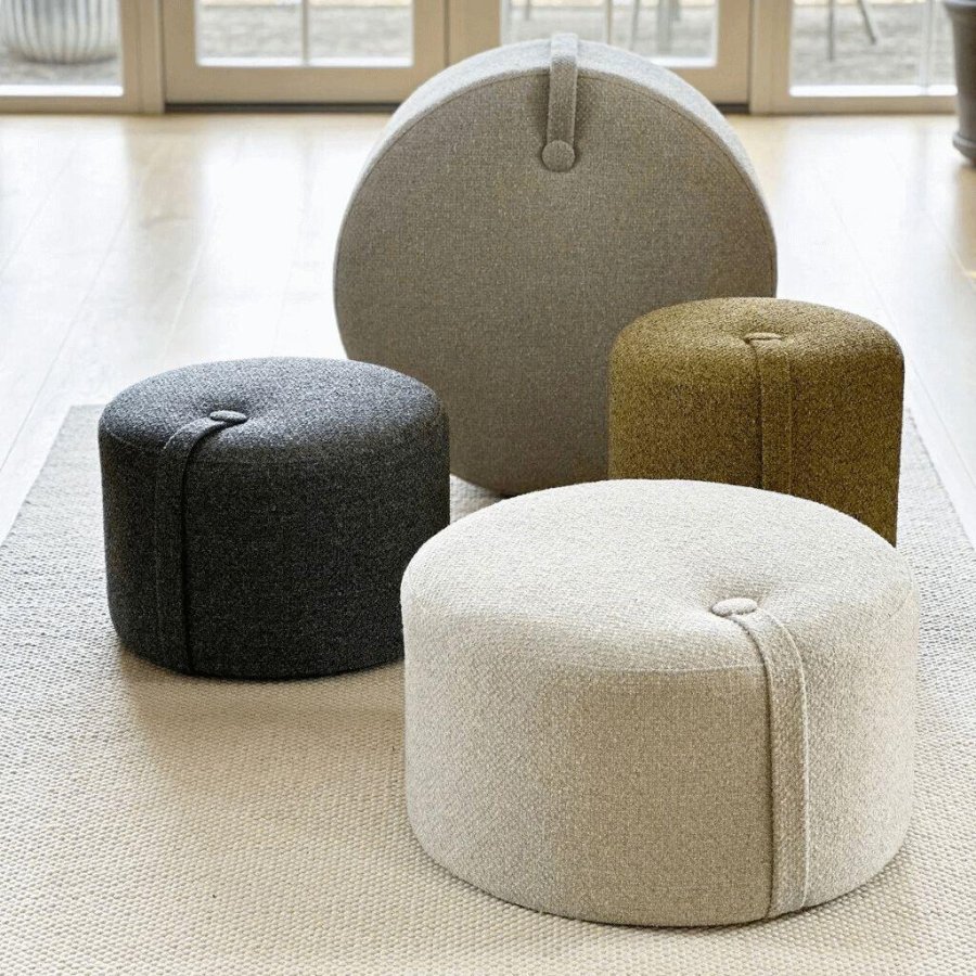 We Do Wood DesignBite Pouf �46 cm, Denim