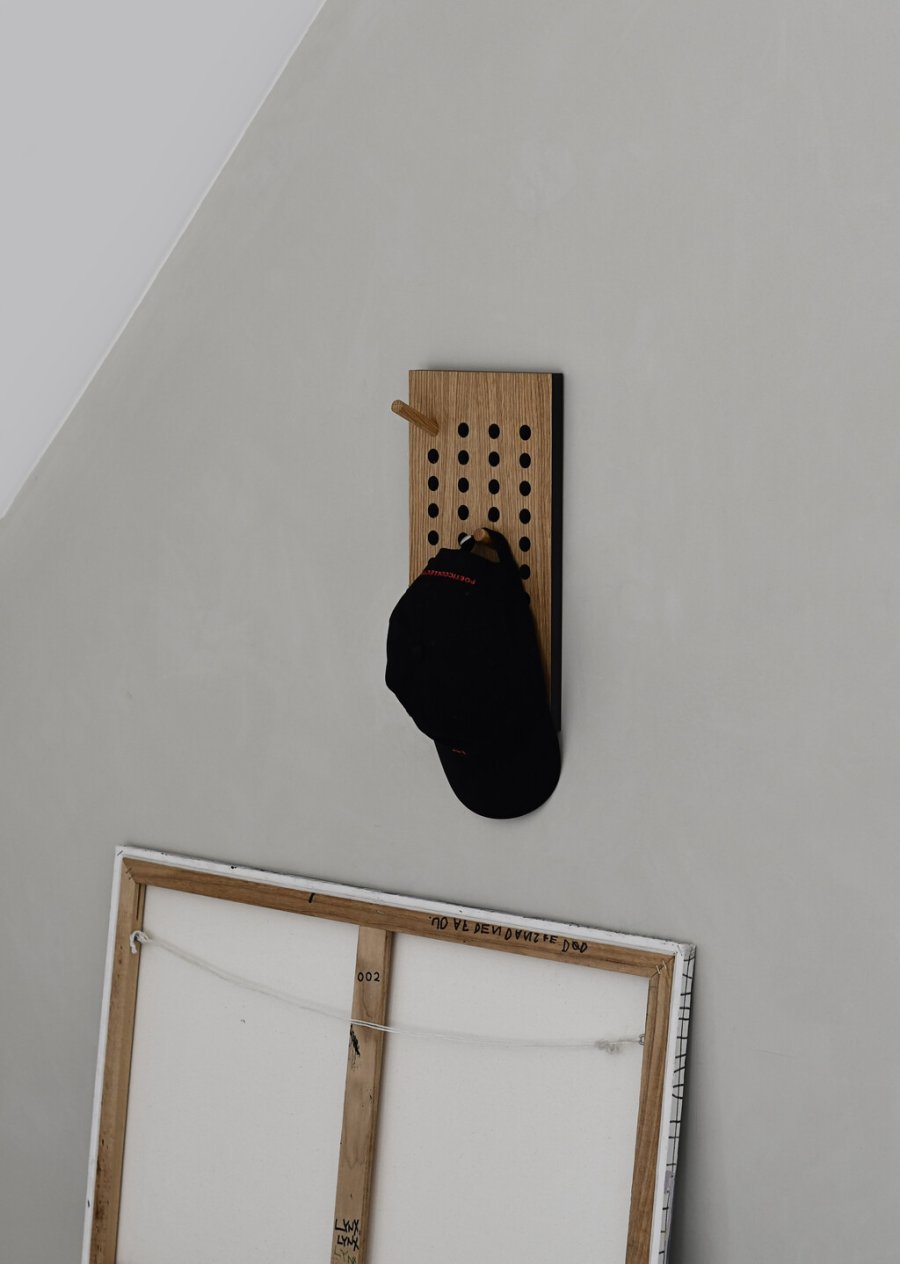 We Do Wood Scoreboard Knagerkke Vertikal 36 cm, Egefiner
