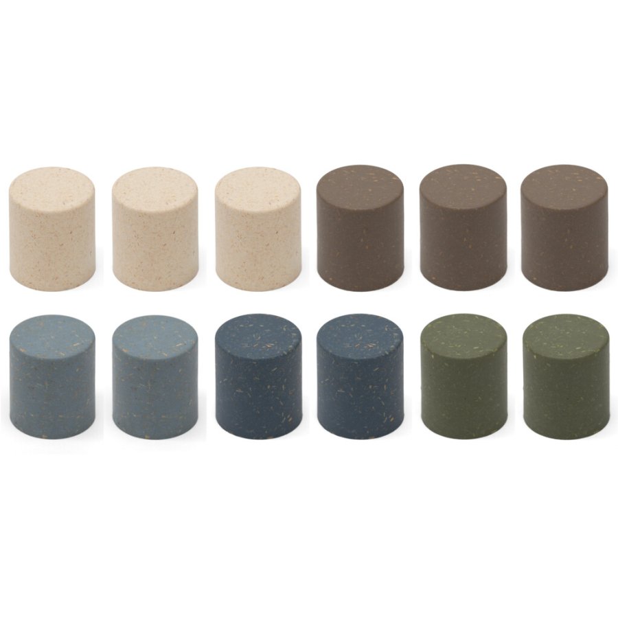 We Do Wood Scoreboard Dots 12er Set 1,8 cm, Mix of Nature