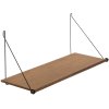 We Do Wood Loop Hylde 72 cm, Rget Eg/Sort Stl
