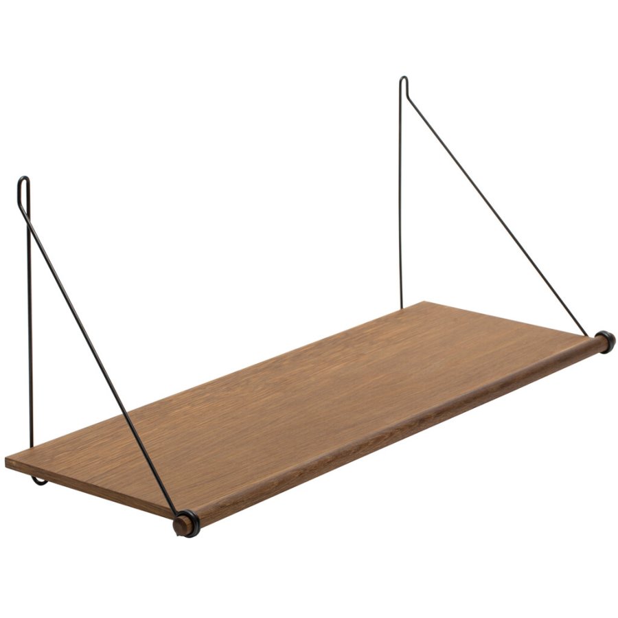 We Do Wood Loop Hylde 72 cm, Rget Eg/Sort Stl