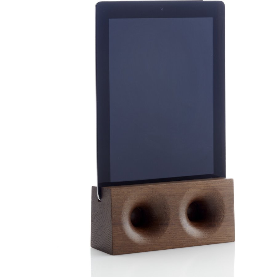 We Do Wood Sono Ambra Lautsprecher f. Tablet 17,5 cm, Eiche wei gebeizt