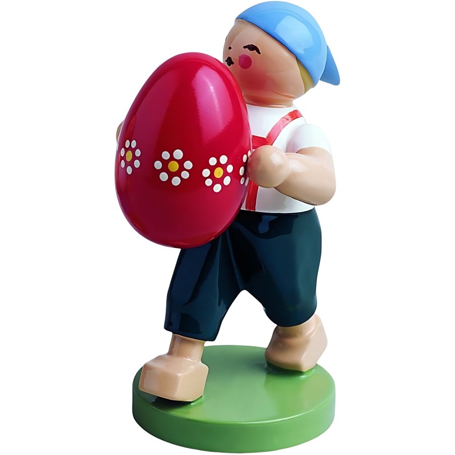 Wendt & K&uuml;hn Easter Children, Dreng m. Stort P�ske�g