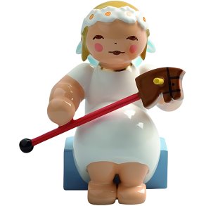 Wendt & K&uuml;hn Marguerite Angels, Engel Siddende m. K�phest