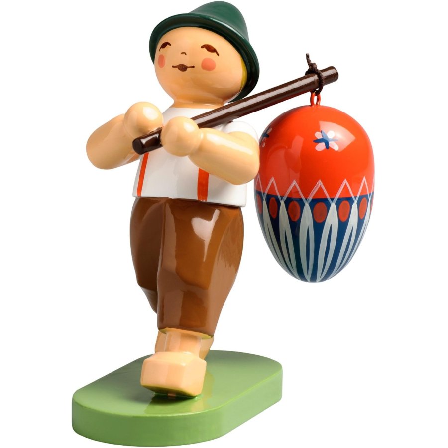 Wendt & K&uuml;hn Easter Children, Dreng m. �g P� Stang 6,5 cm