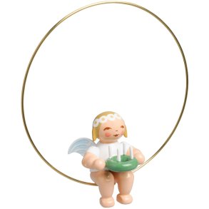 Wendt & K&uuml;hn Juleoph�ng Ring, Engel m. Krans