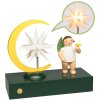 Wendt & K&uuml;hn Marguerite Angels, Engel m. Halvm�ne og Elektrisk Lysende Stjerne