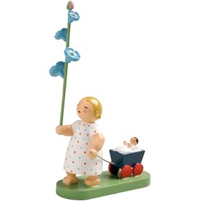 Wendt & K&uuml;hn Blossom Kinder, Pige m. Forglemmigej