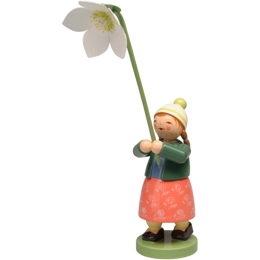Wendt & K&uuml;hn Blossom Kinder, Pige m. Julerose