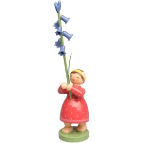 Wendt & K&uuml;hn Blossom Kinder, Pige m. Skovhyacint