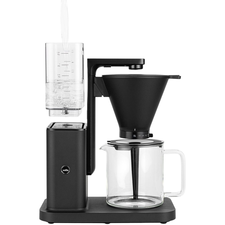 Wilfa Zense Kaffemaskine m. Doseringsmler 1,25 L, Sort