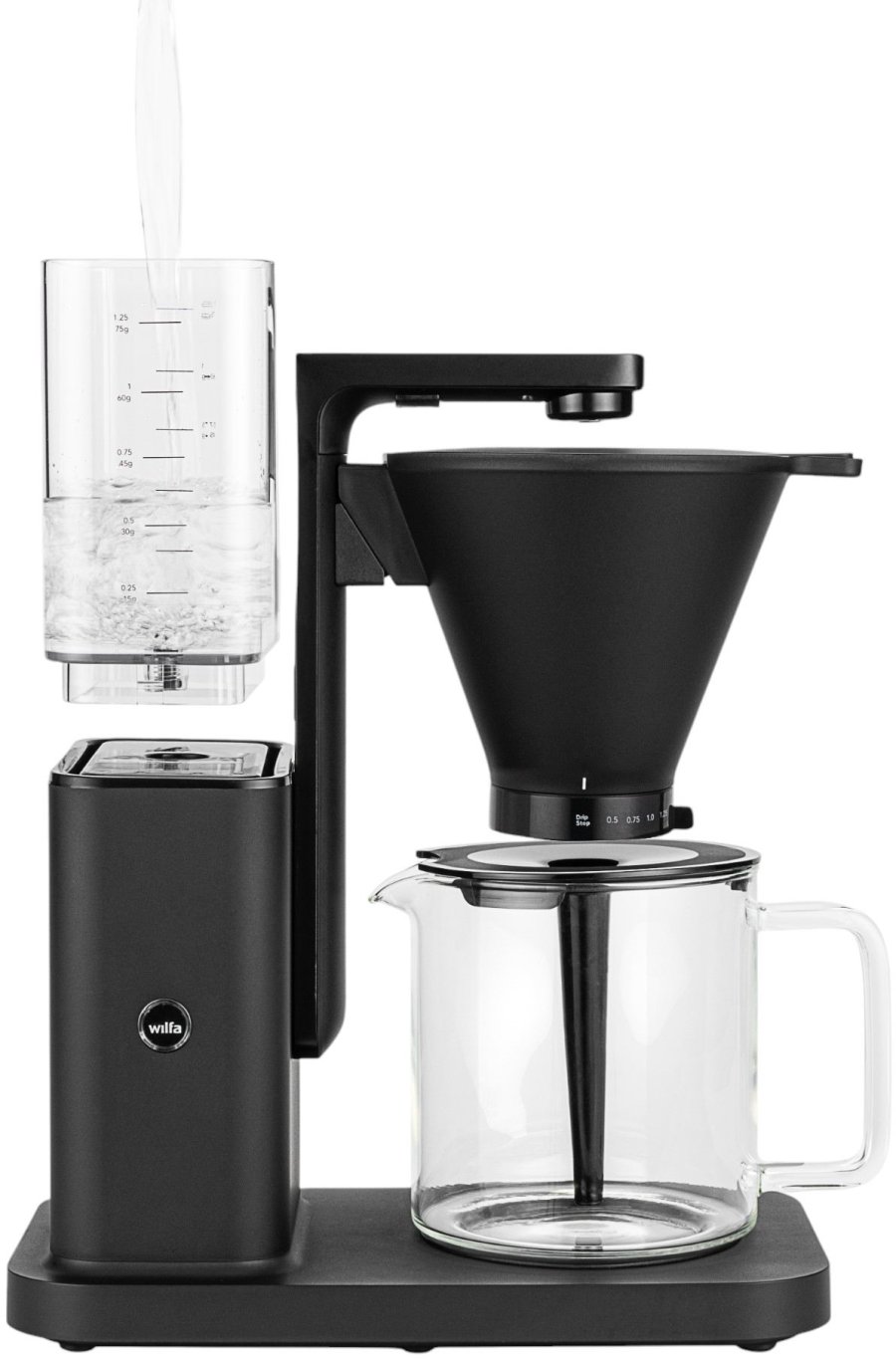Wilfa Zense Kaffemaskine m. Doseringsmler 1,25 L, Sort