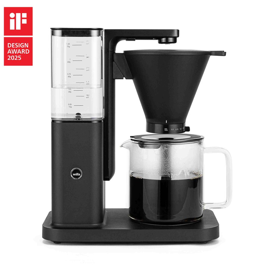 Wilfa Zense Kaffemaskine m. Doseringsmler 1,25 L, Sort