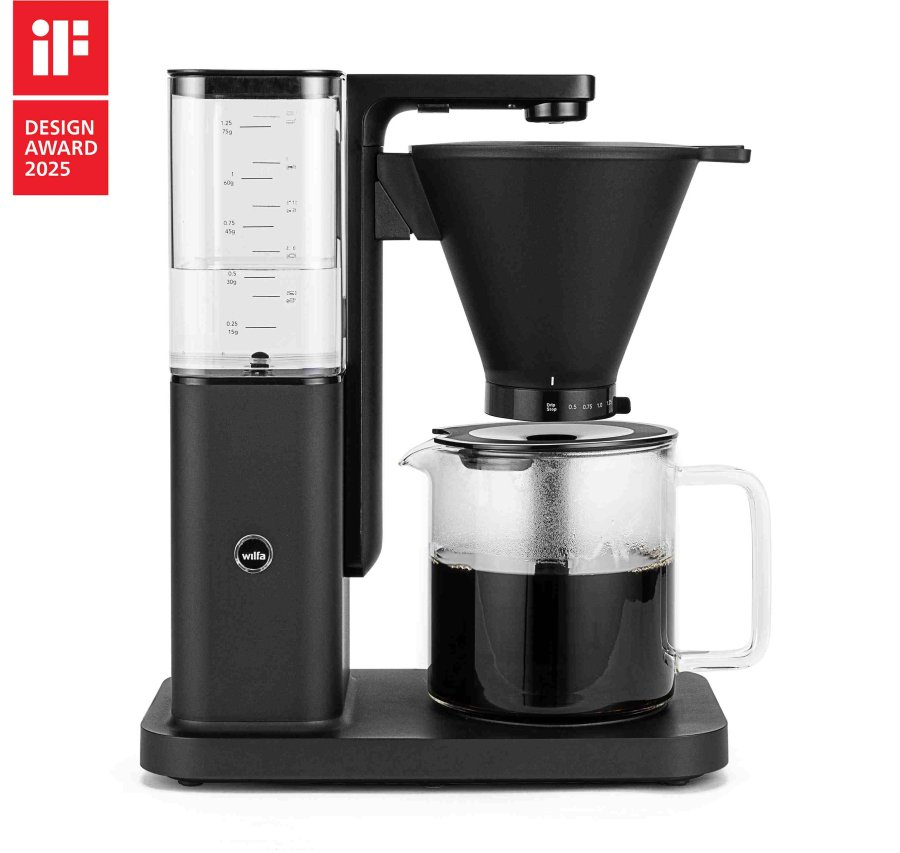 Wilfa Zense Kaffemaskine m. Doseringsmler 1,25 L, Sort