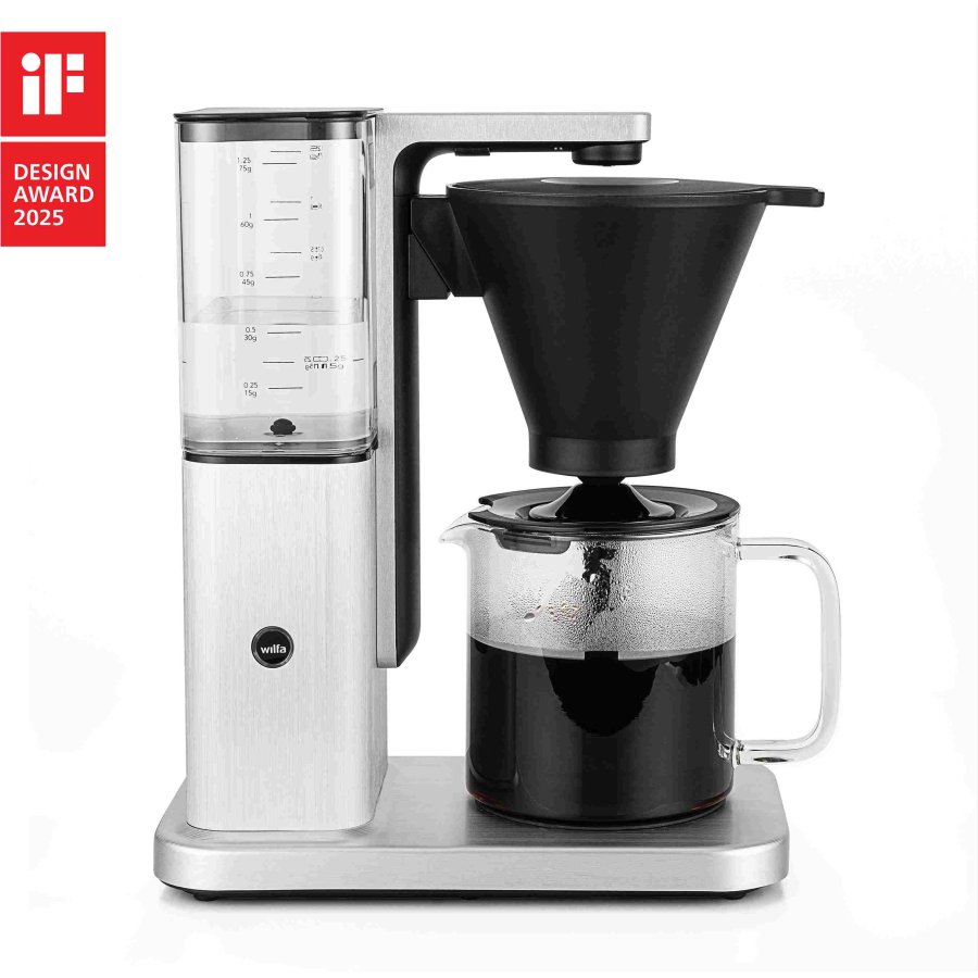 Wilfa Zense Alux Kaffemaskine 1,25 L, Aluminium