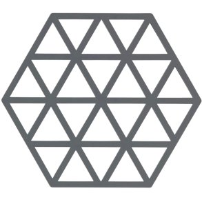 Zone Denmark Triangles Untersetzer Silikon, Cool Grey