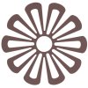 Zone Daisy Bordskner Silikone, Plum
