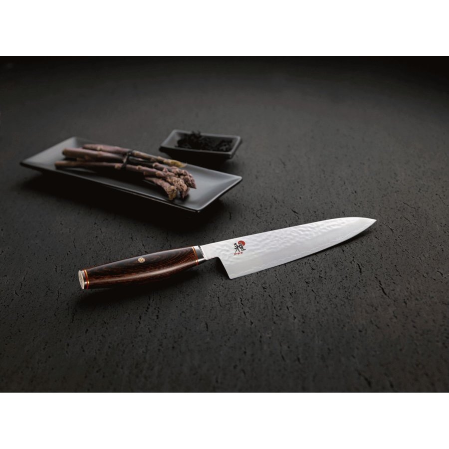 MIYABI 6000 MCT Gyutoh Messer 16 cm, Pakka-Baum