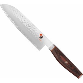MIYABI 6000 MCT Santoku Kniv 18 cm, Pakkatr