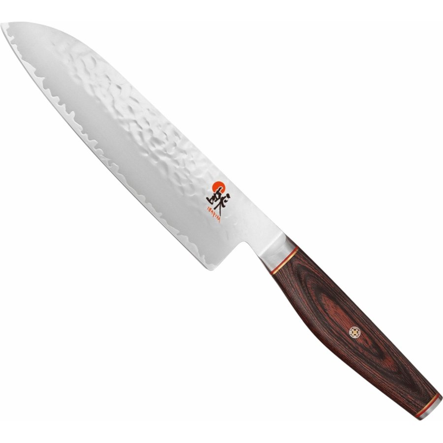 MIYABI 6000 MCT Santoku Messer 18 cm, Pakka-Baum